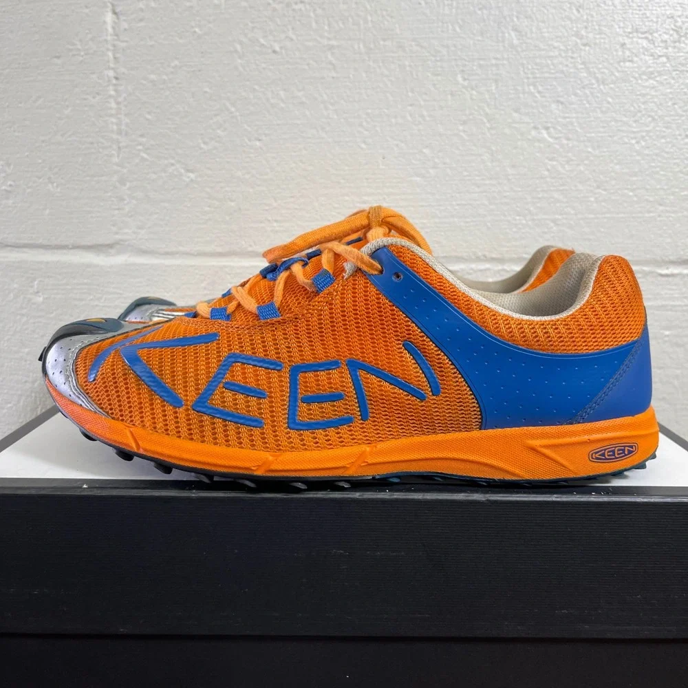 Keen 12014 OPCB Orange Blue Trail Running Shoes Sneakers Men's 11 US/10 UK
